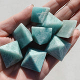 Amazonite Mini Pyramid - Intuitively Chosen cleanse & co.