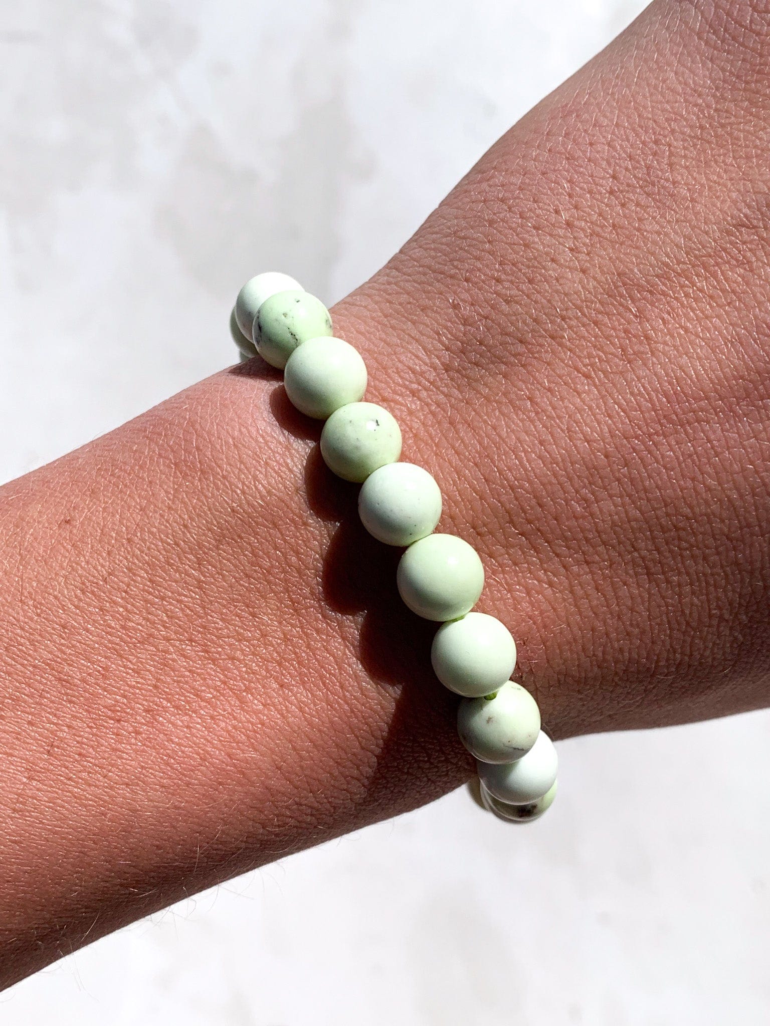 Lemon Chrysoprase Tumble Bracelet bracelets cleanse & co.