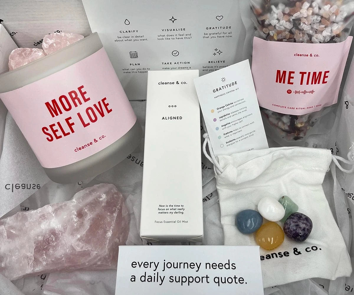 Me Time Bundle Box new cleanse & co.