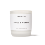 Mood Candle - Loved & Worthy candle cleanse & co.