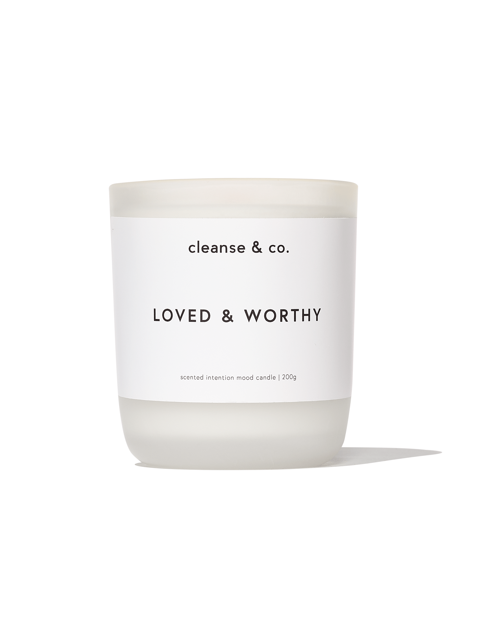 Mood Candle - Loved & Worthy candle cleanse & co.