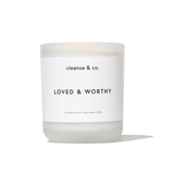 Mood Candle - Loved & Worthy candle cleanse & co.