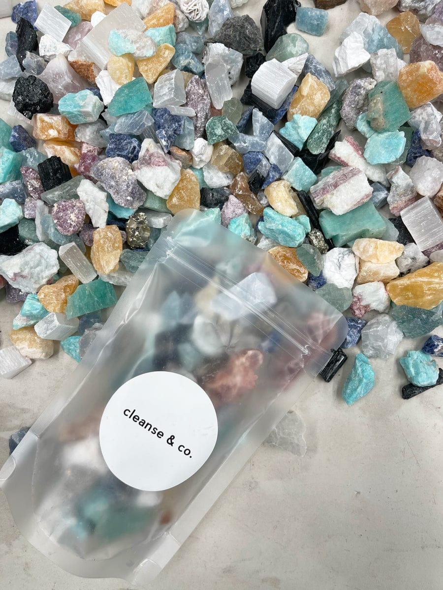 Raw Crystal Lucky Dip Bundle new, mystery bundle cleanse & co.