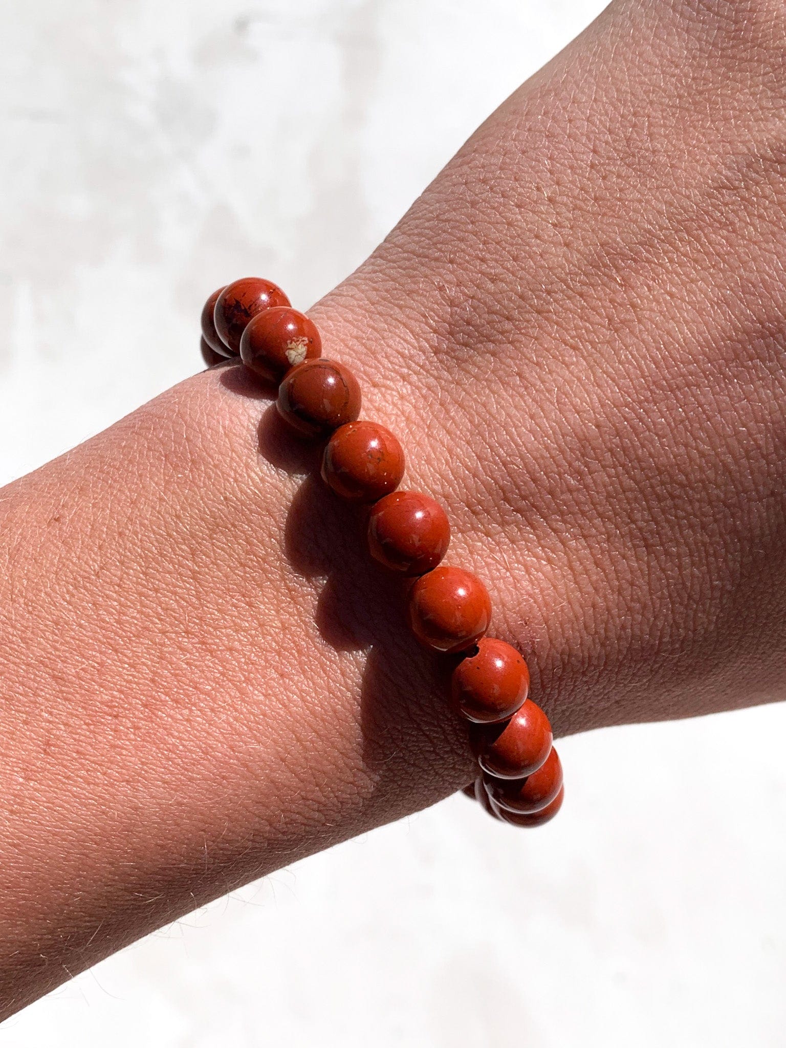 Red Jasper Tumble Bracelet bracelets cleanse & co.