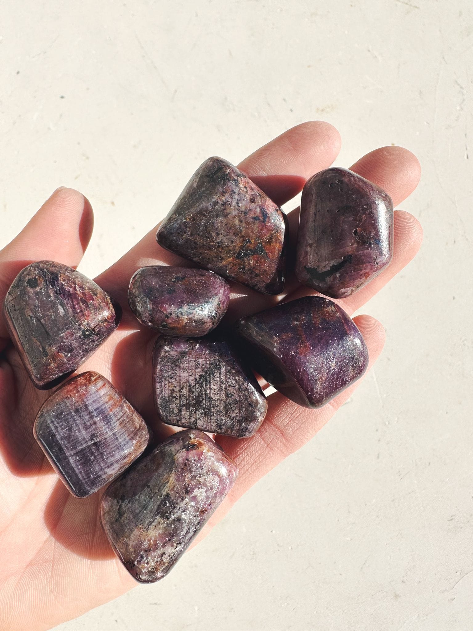 Ruby Tumble - Courage/Motivation tumbled, new cleanse & co.