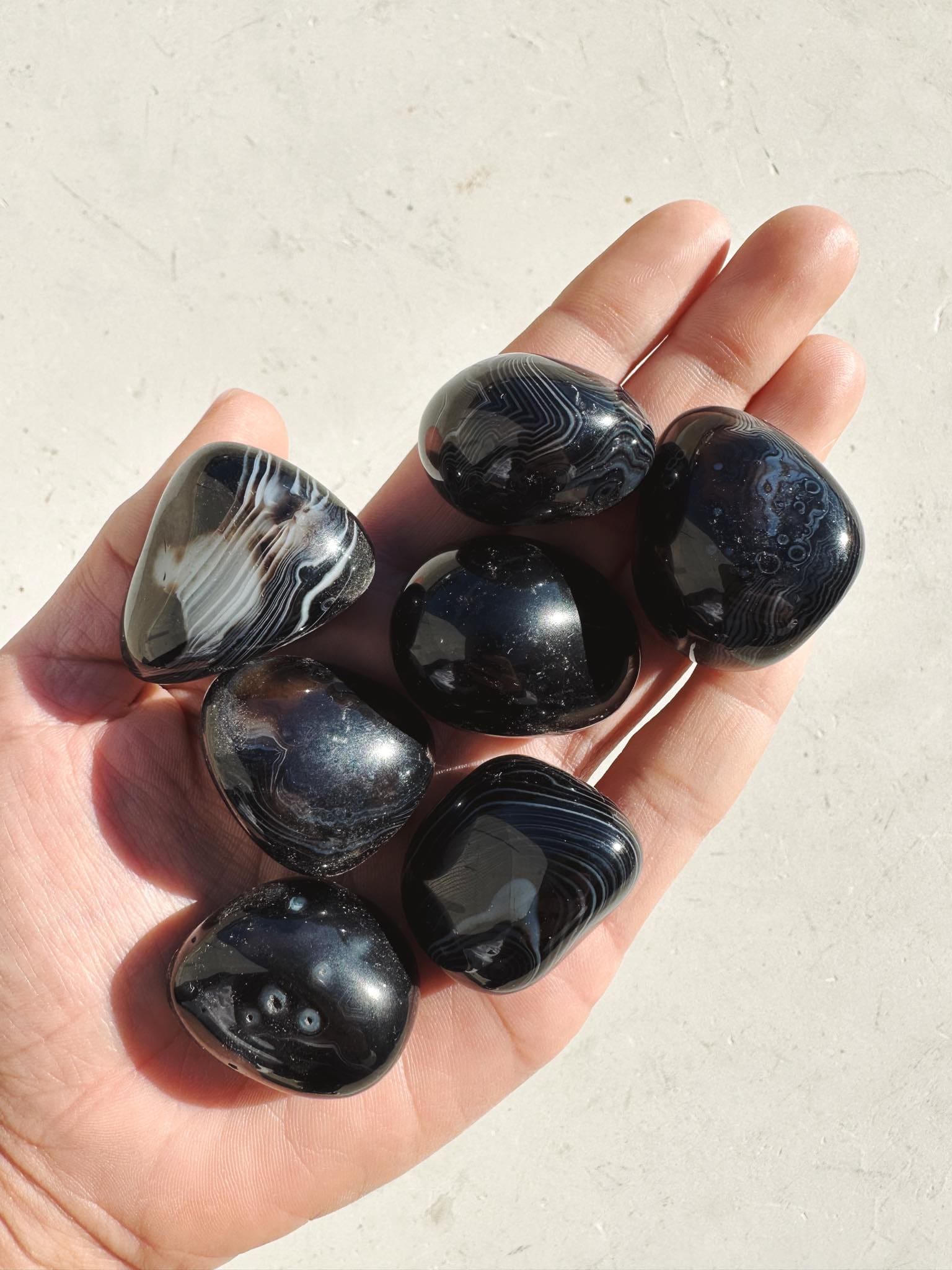 Sulemani Agate Tumble - Protection/Courage tumbled, new cleanse & co.
