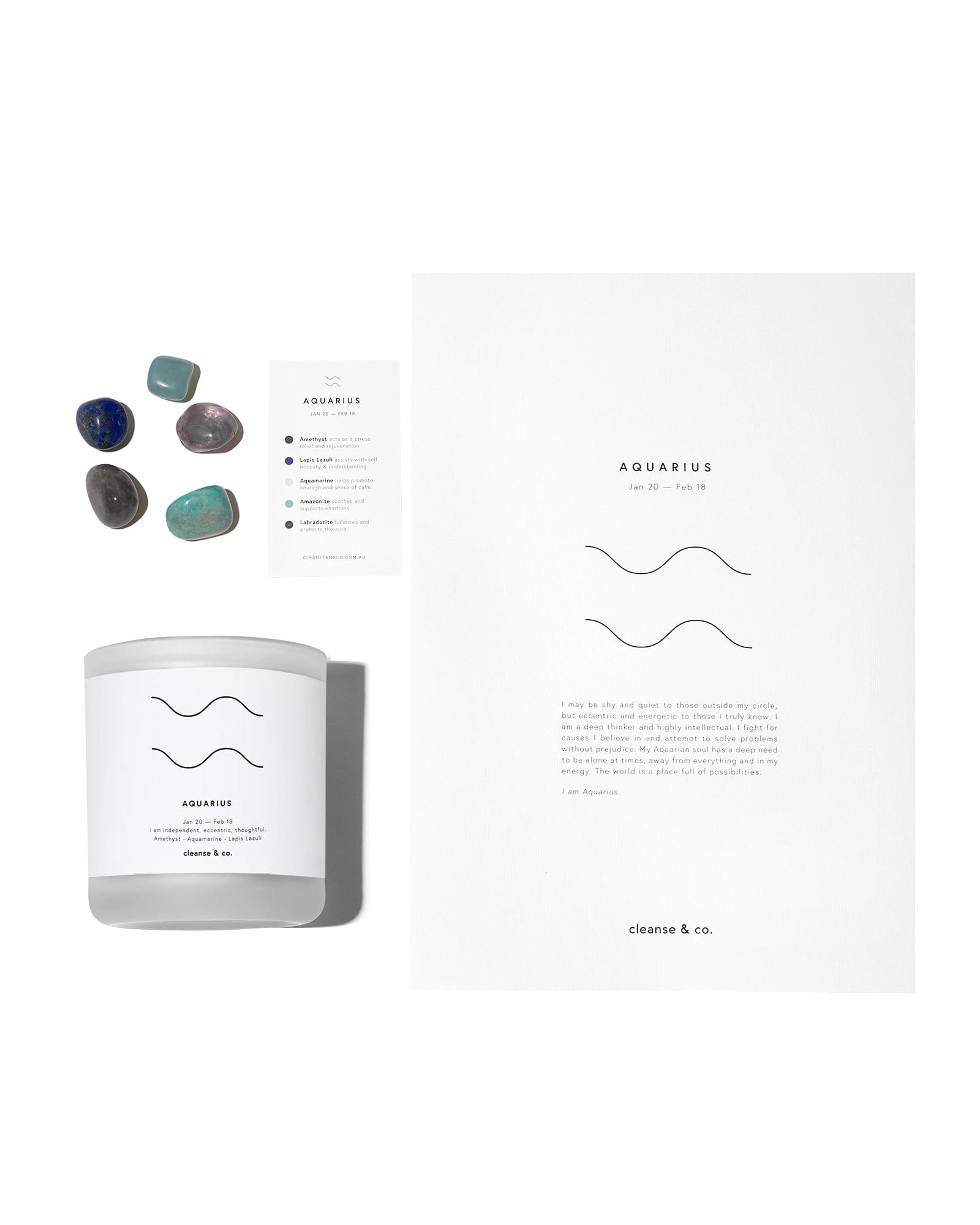 Zodiac Bundle - Aquarius cleanse & co.