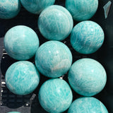 African Amazonite Sphere - Soothing/Healing Crystal cleanse & co.