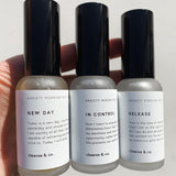 Anxiety Mist Trio essential oil blend Trio Mist Set cleanse and co.