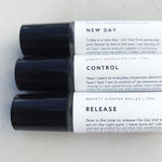 Anxiety Roller Trio essential oil blend Trio Roller Set cleanse and co.