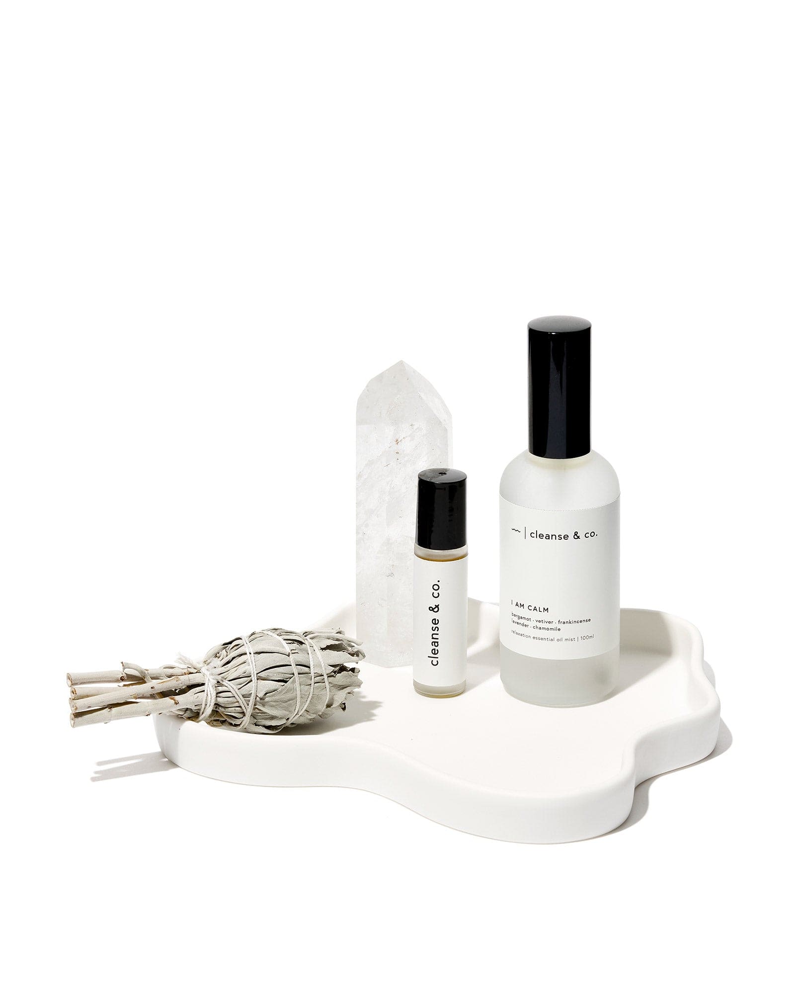 Ceramic Curvy Edged Plate Self & Home cleanse & co.