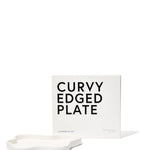 Ceramic Curvy Edged Plate Self & Home cleanse & co.