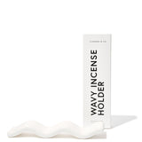Ceramic Wavy Incense Holder Self & Home cleanse & co.