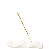 Ceramic Wavy Incense Holder Self & Home cleanse & co.