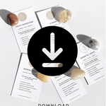 Crystal Cards - A Beginners Guide Digital eBook cleanse & co.