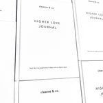 Higher Love Journal book, journal Hard Cover Book cleanse & co.