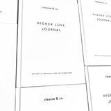 Higher Love Journal book, journal Hard Cover Book cleanse & co.