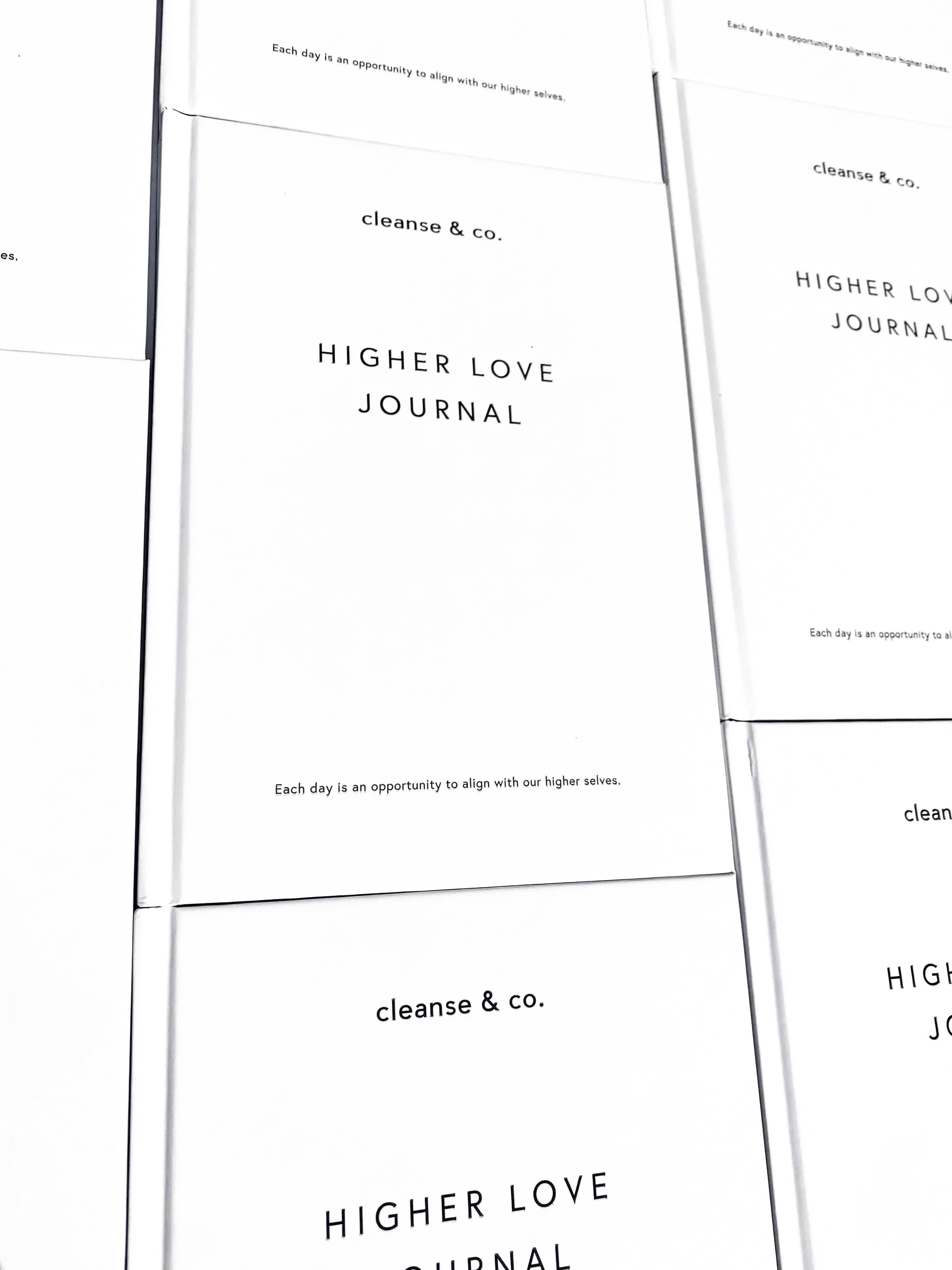 Higher Love Journal book, journal Hard Cover Book cleanse & co.