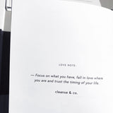 Higher Love Journal book, journal Hard Cover Book cleanse & co.