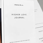 Higher Love Journal book, journal Hard Cover Book cleanse & co.