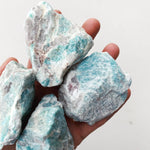 Large Raw Amazonite - Intuitively Chosen raw cleanse and co.