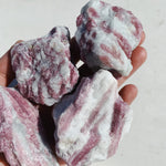 Large Raw Pink Tourmaline - Intuitively Chosen raw cleanse & co.