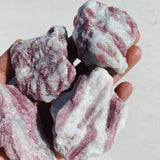 Large Raw Pink Tourmaline - Intuitively Chosen raw cleanse & co.