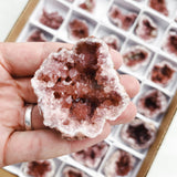 Mini Pink Amethyst Geode - Intuitively Chosen cluster cleanse & co.