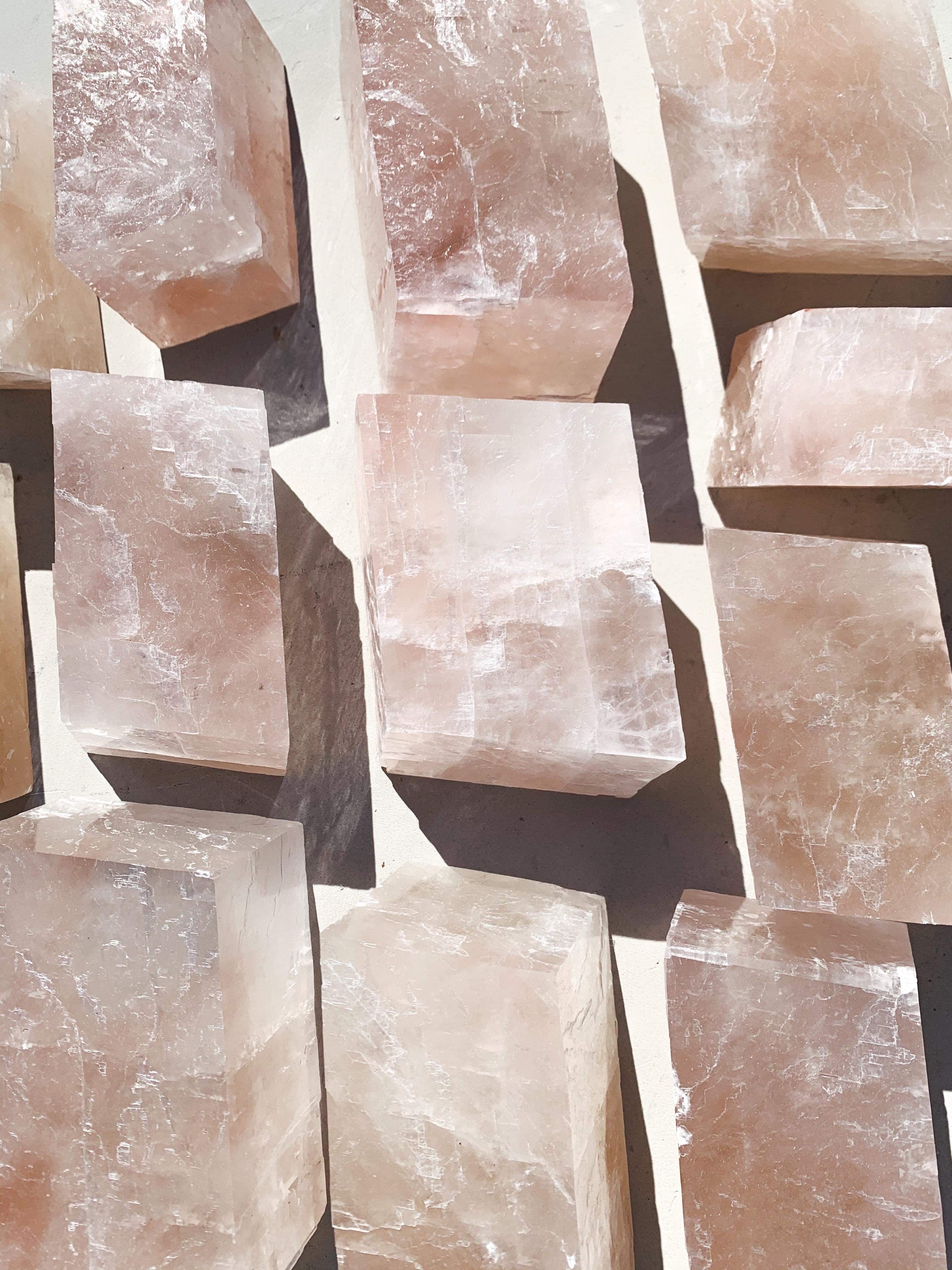 Mini Pink Optical Calcite - Intuitively Chosen raw cleanse & co.