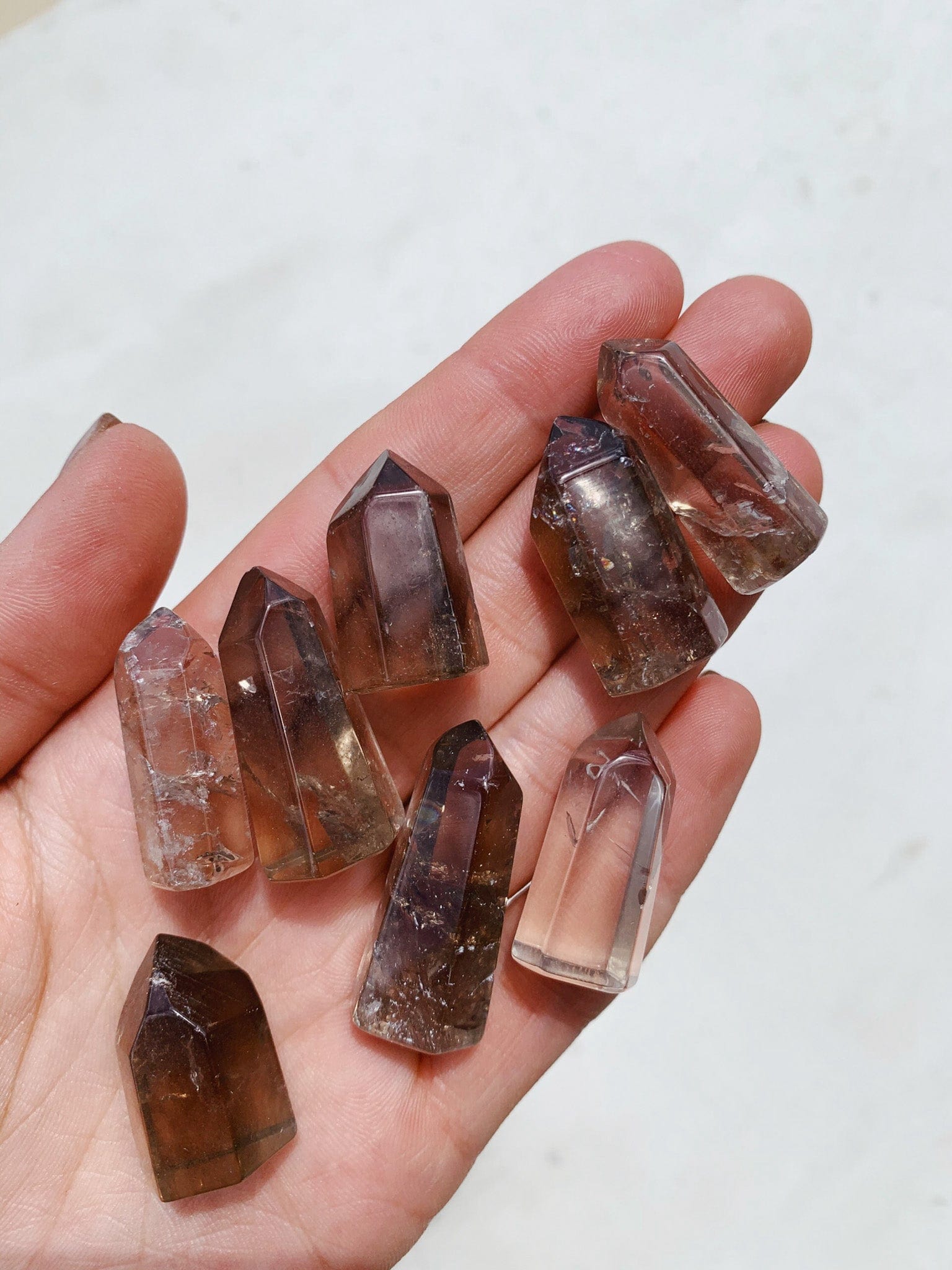 Mini Smokey Quartz Tower - Intuitively Chosen cleanse & co.