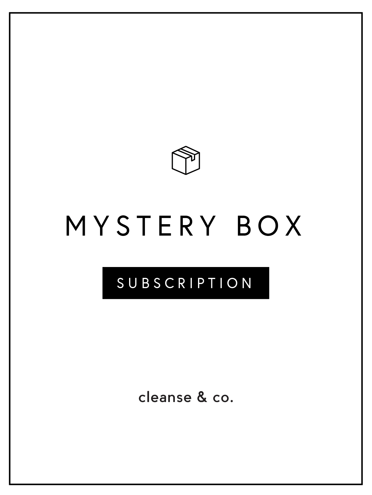 Mystery Box - Subscription mystery box cleanse & co.