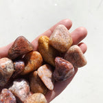 Pink Moss Agate Tumble - Growth/Passion tumbled cleanse & co.