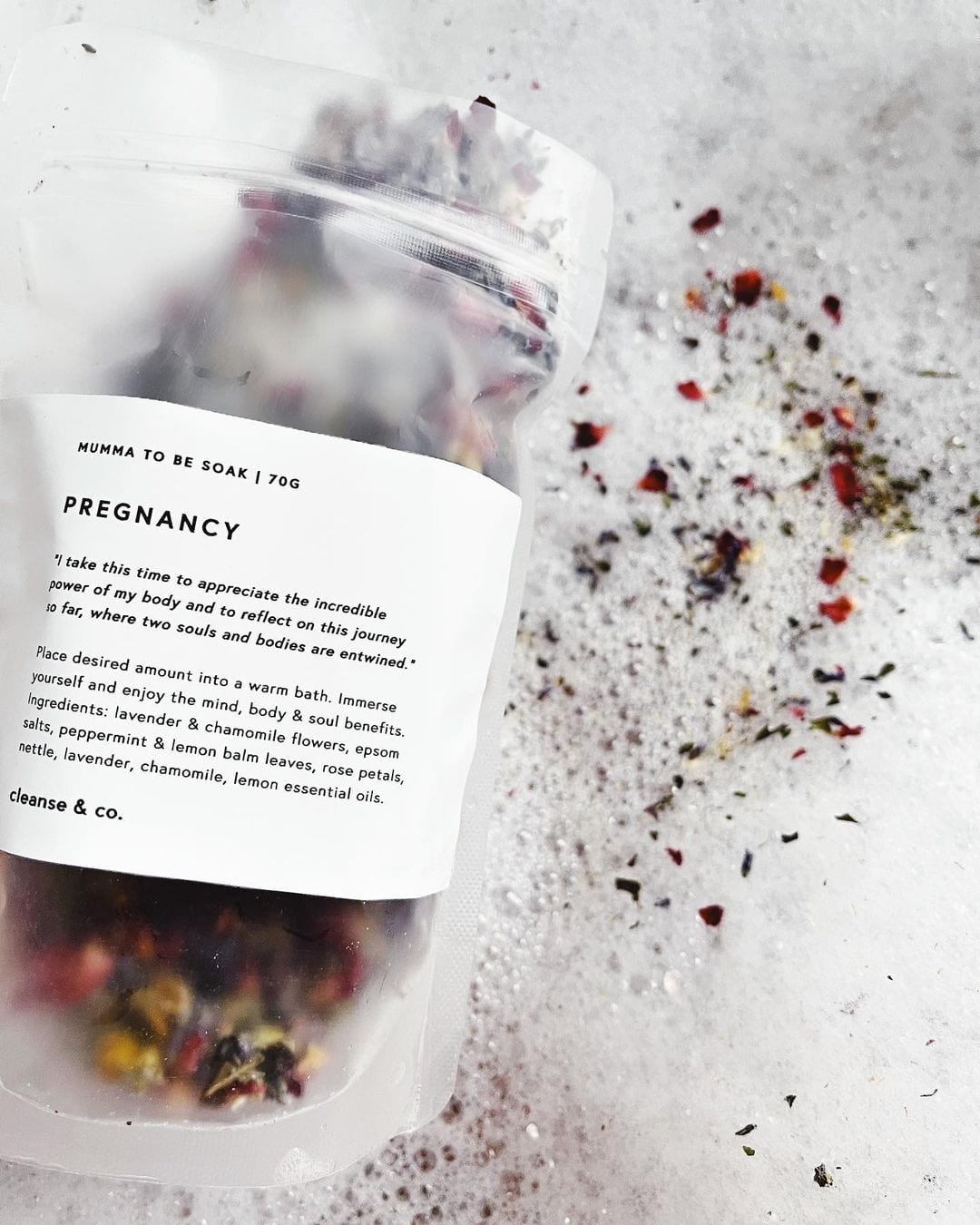 Pregnancy Soak Self & Home cleanse and co.