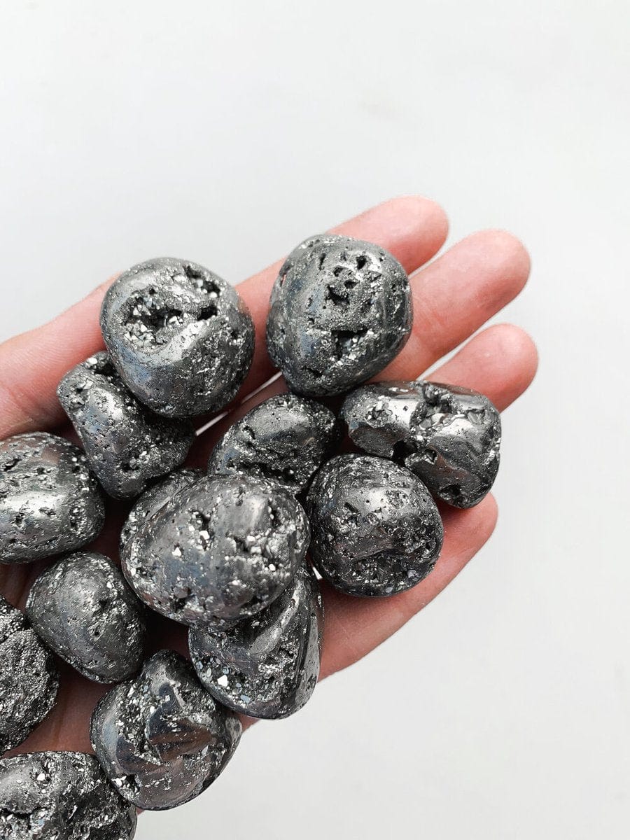 Pyrite Tumble - Protection/Wealth tumbled Mini cleanse & co.