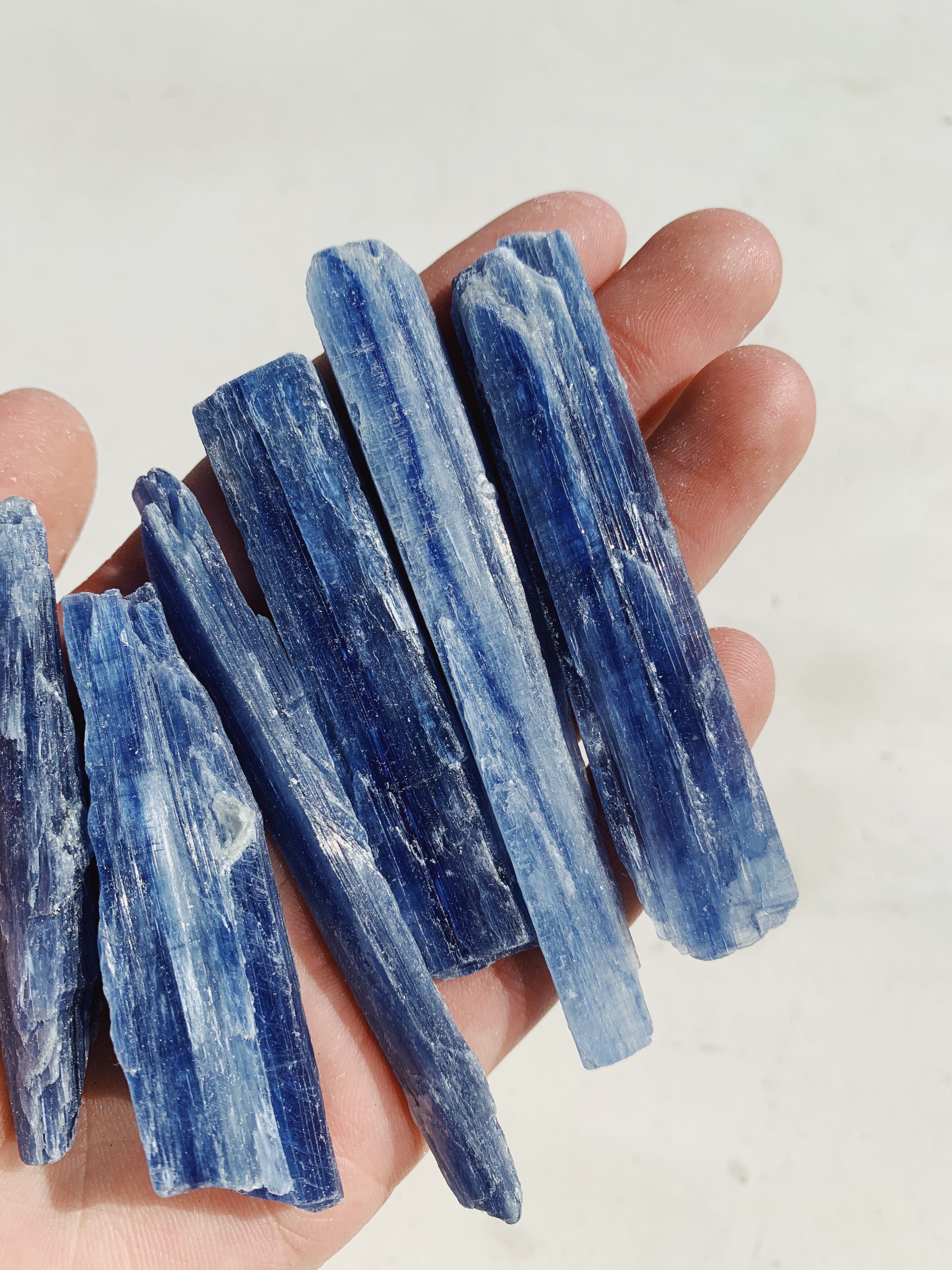 Raw Blue Kyanite - Intuitively Chosen raw Small cleanse & co.