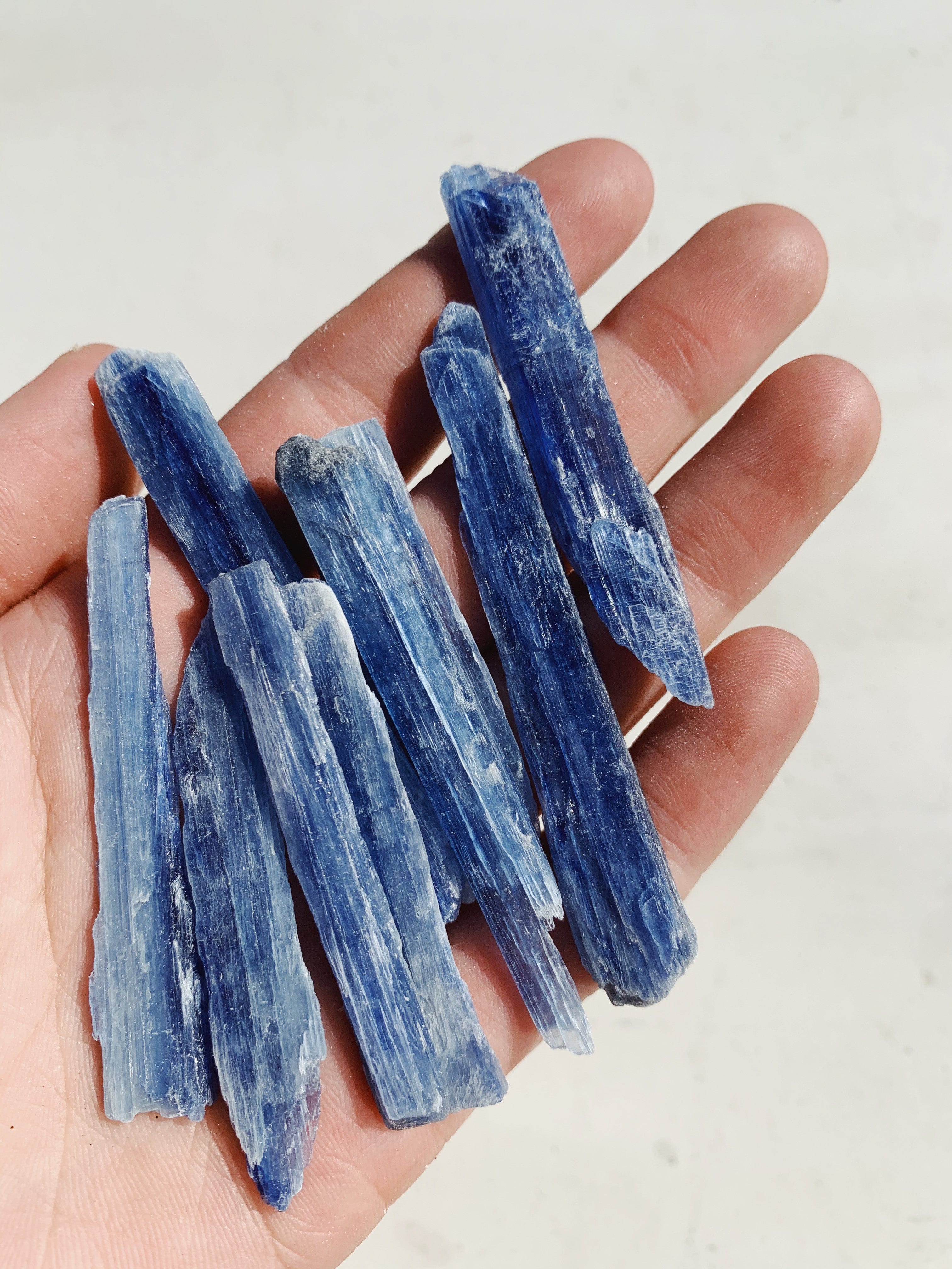 Raw Blue Kyanite - Intuitively Chosen raw Mini cleanse & co.