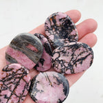 Rhodonite Worry Stone worry stone cleanse & co.