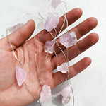 Rose Quartz Fairy Crystal String Lights Self & Home cleanse & co.