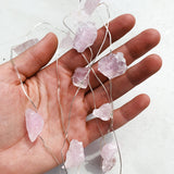 Rose Quartz Fairy Crystal String Lights Self & Home cleanse & co.
