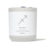 Sagittarius Zodiac Crystal Candle candle cleanse and co.