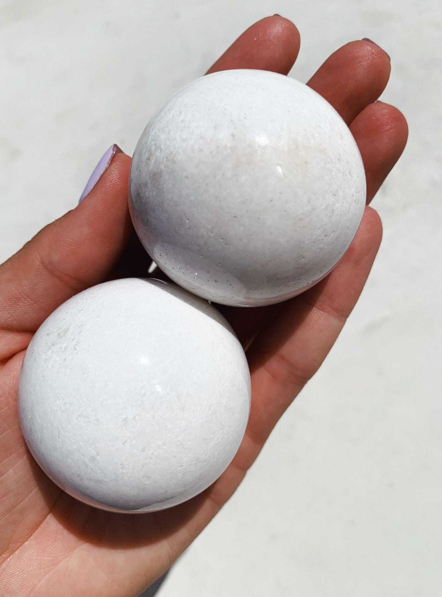 Scolecite Sphere - Intuitively Chosen sphere cleanse & co.