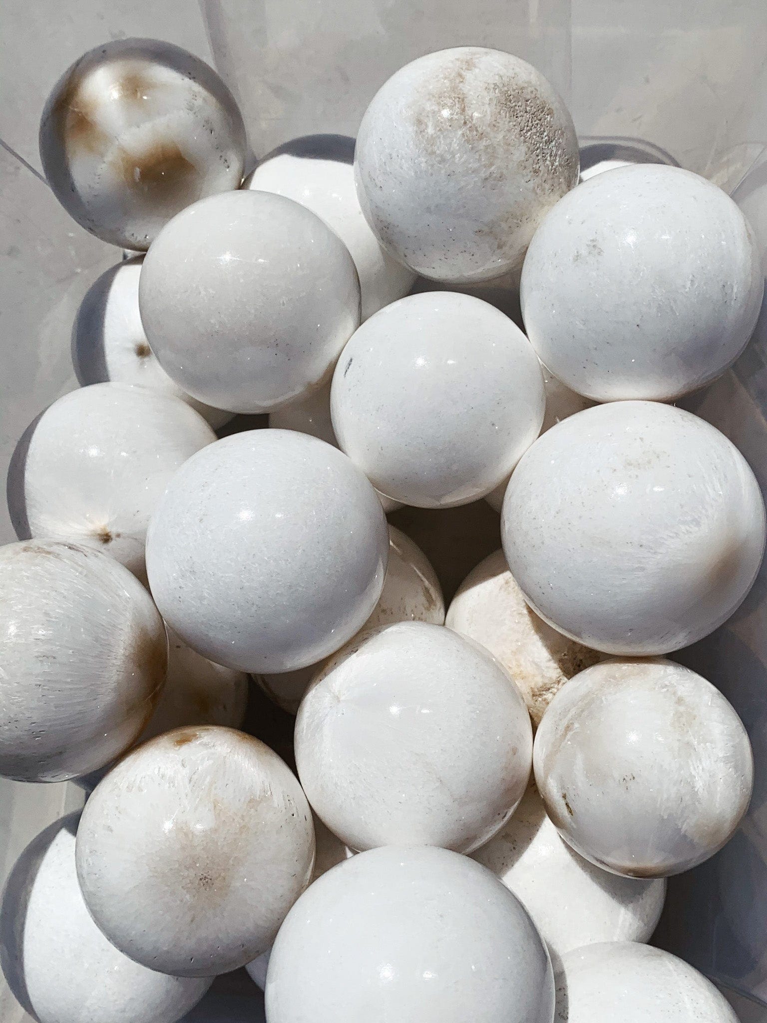 Scolecite Sphere - Intuitively Chosen sphere cleanse & co.