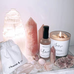 Selenite Tower Lamp Self & Home cleanse and co.
