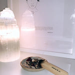 Selenite Tower Lamp Self & Home cleanse and co.