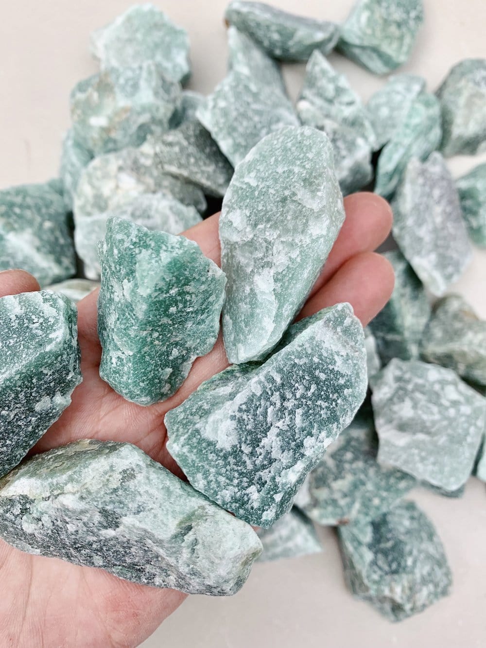 Small Green Aventurine Chunk - Intuitively Chosen raw cleanse and co.
