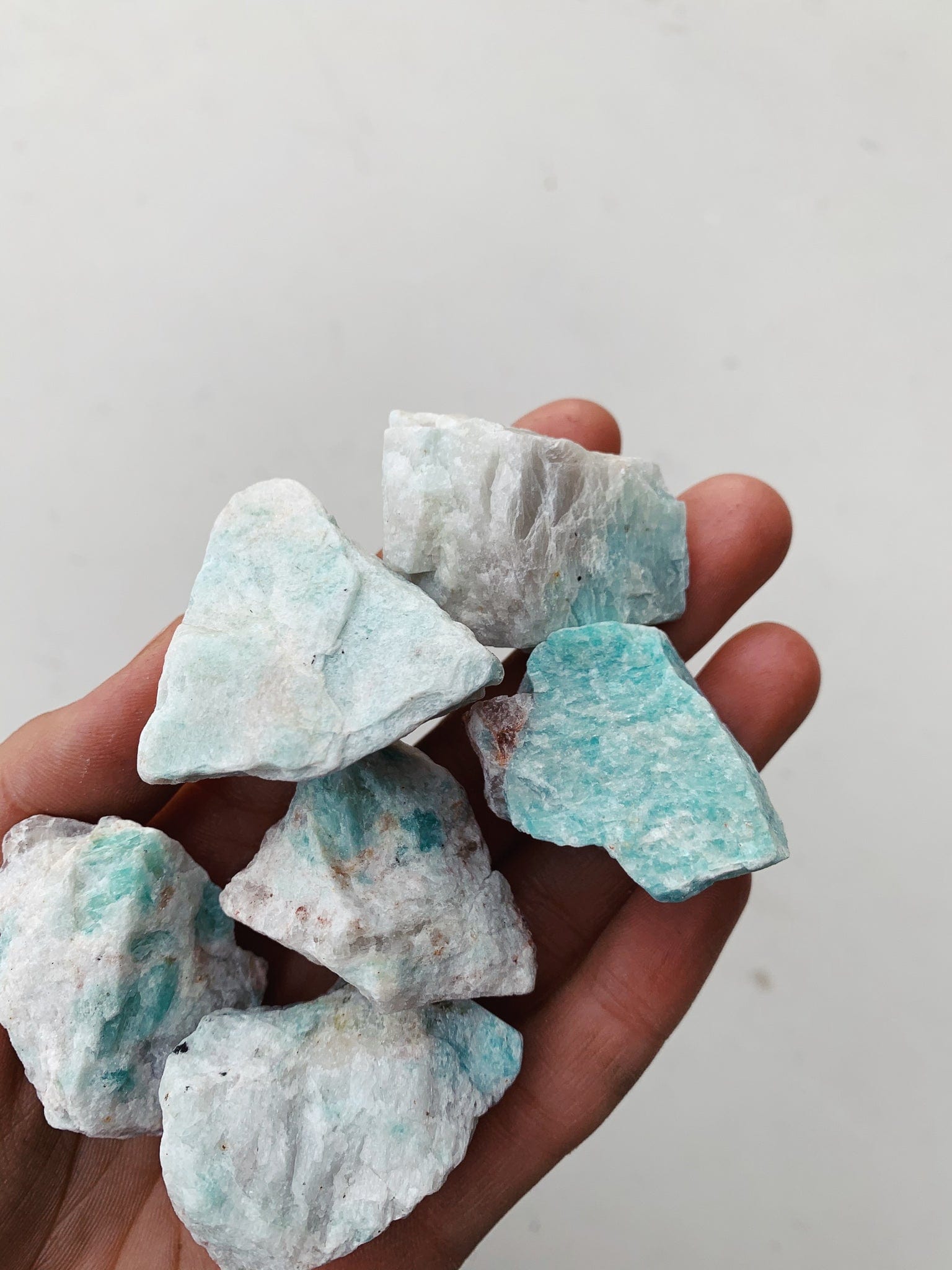 Small Raw Amazonite - Intuitively Chosen raw cleanse and co.