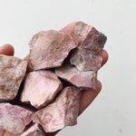 Small Raw Rhodonite - Intuitively Chosen raw cleanse and co.