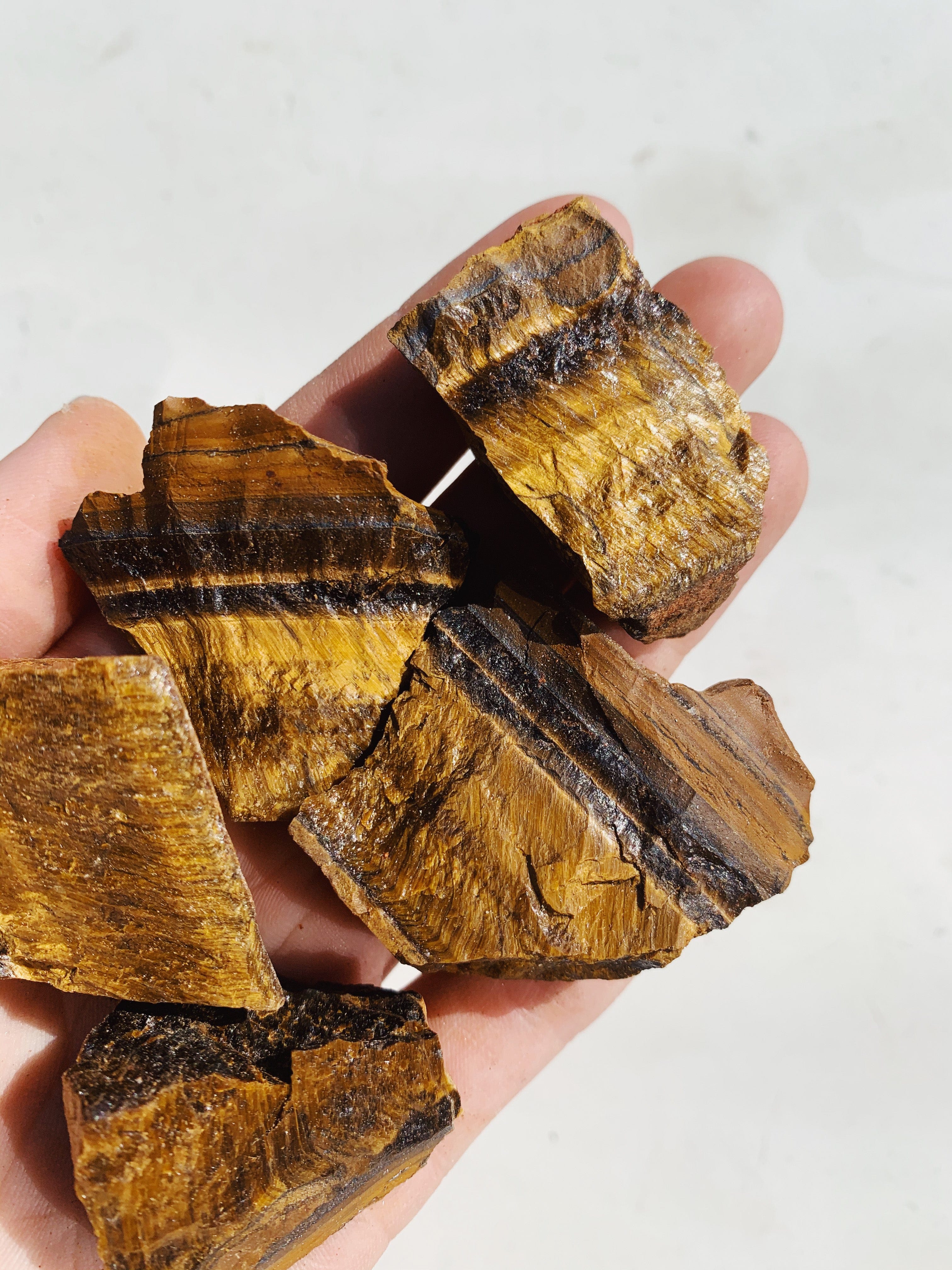 Small Raw Tigers Eye - Intuitively Chosen raw cleanse and co.