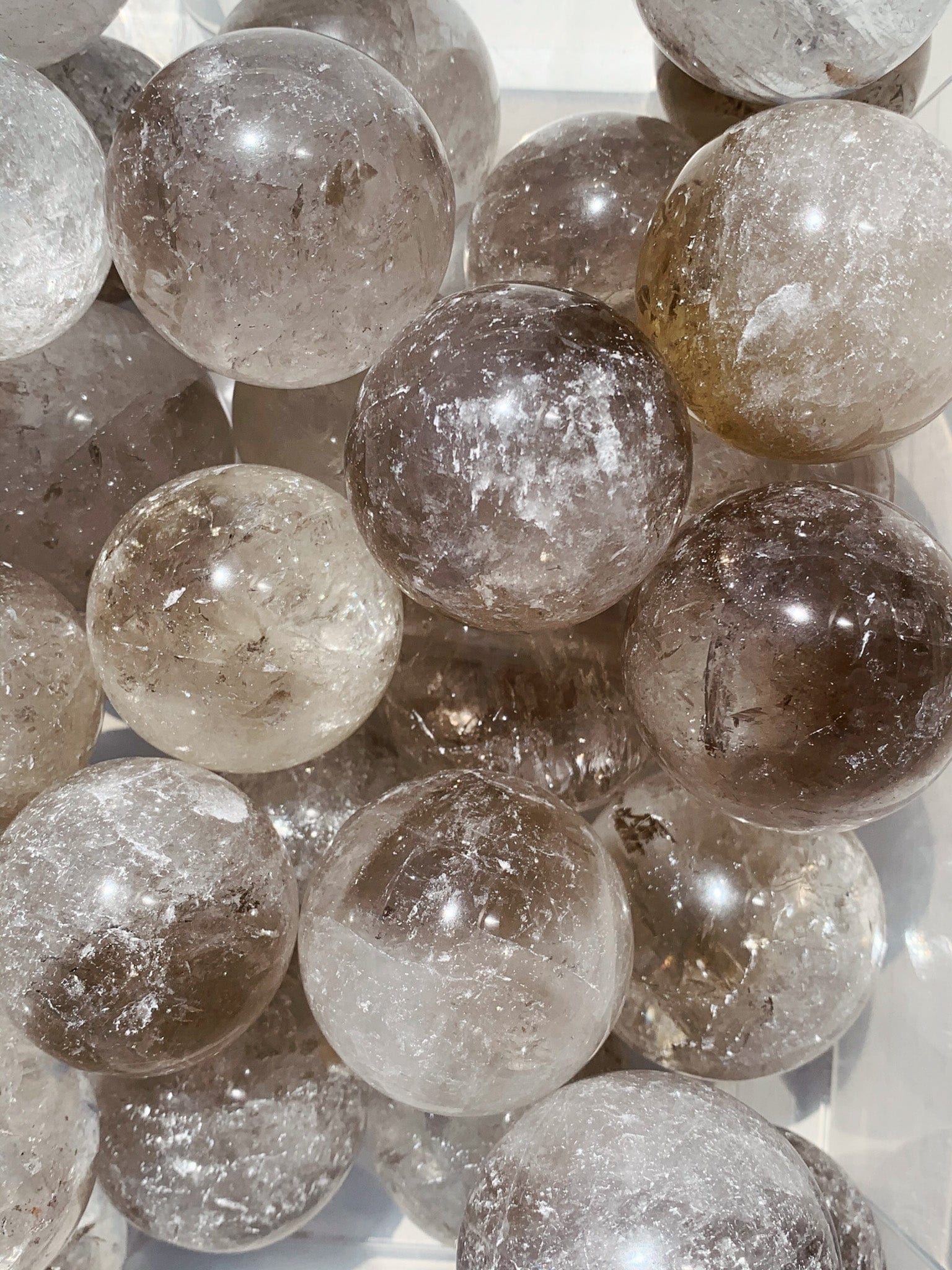 Smokey Quartz Sphere - Intuitively Chosen sphere cleanse & co.