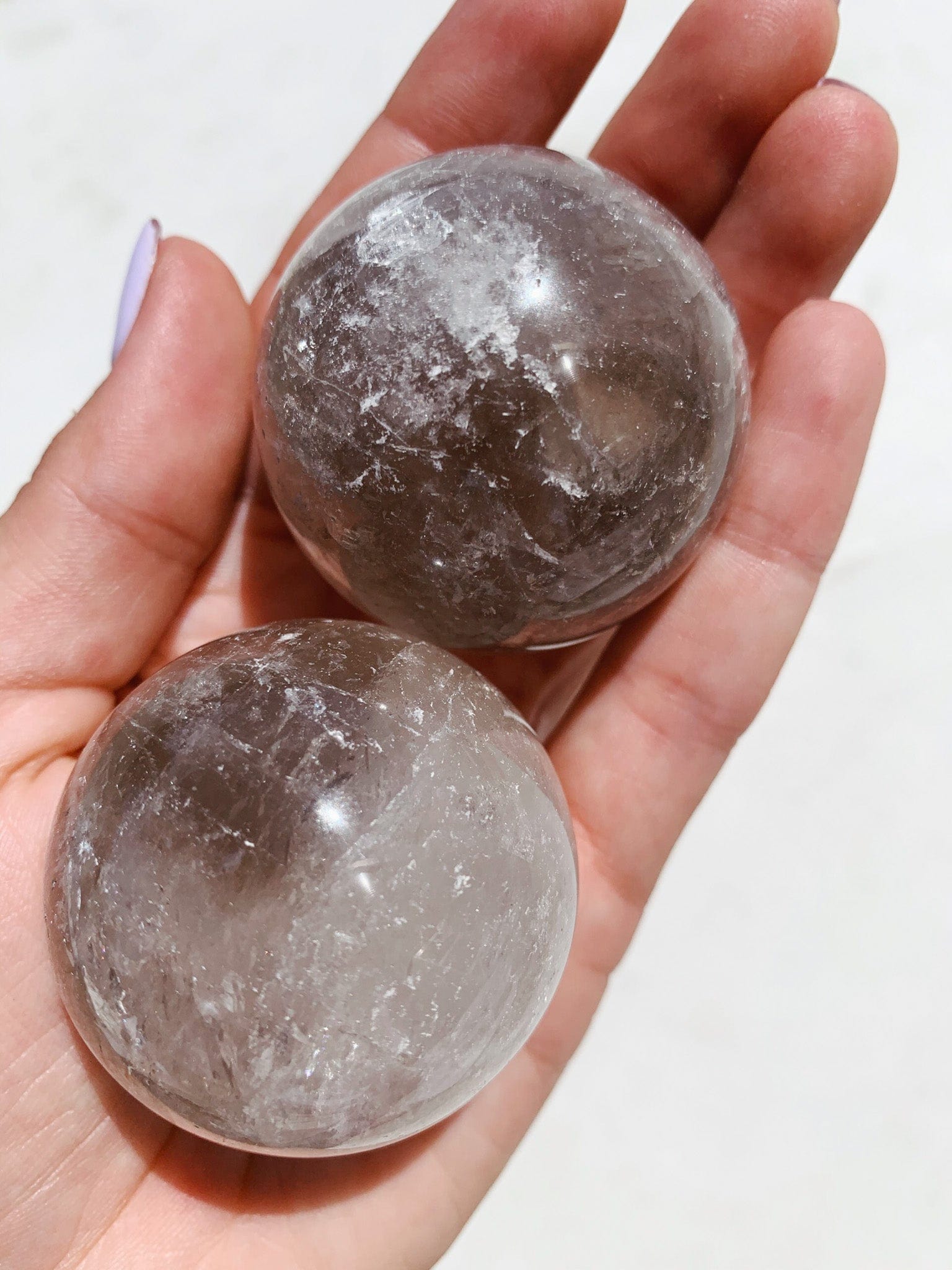 Smokey Quartz Sphere - Intuitively Chosen sphere cleanse & co.